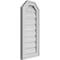 Ekena Millwork Octagonal Top Surface Mount PVC Gable Vent w/ 2"W x 1-1/2"P Brickmould Frame, 12"W x 26"H GVPOT12X2602SF - alternate 2